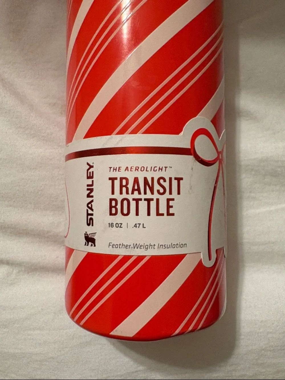 Stanley Limited Edition “Candy Cane Twist” 16oz Aero Light Transit Bottle NWT - Picture 2 of 13